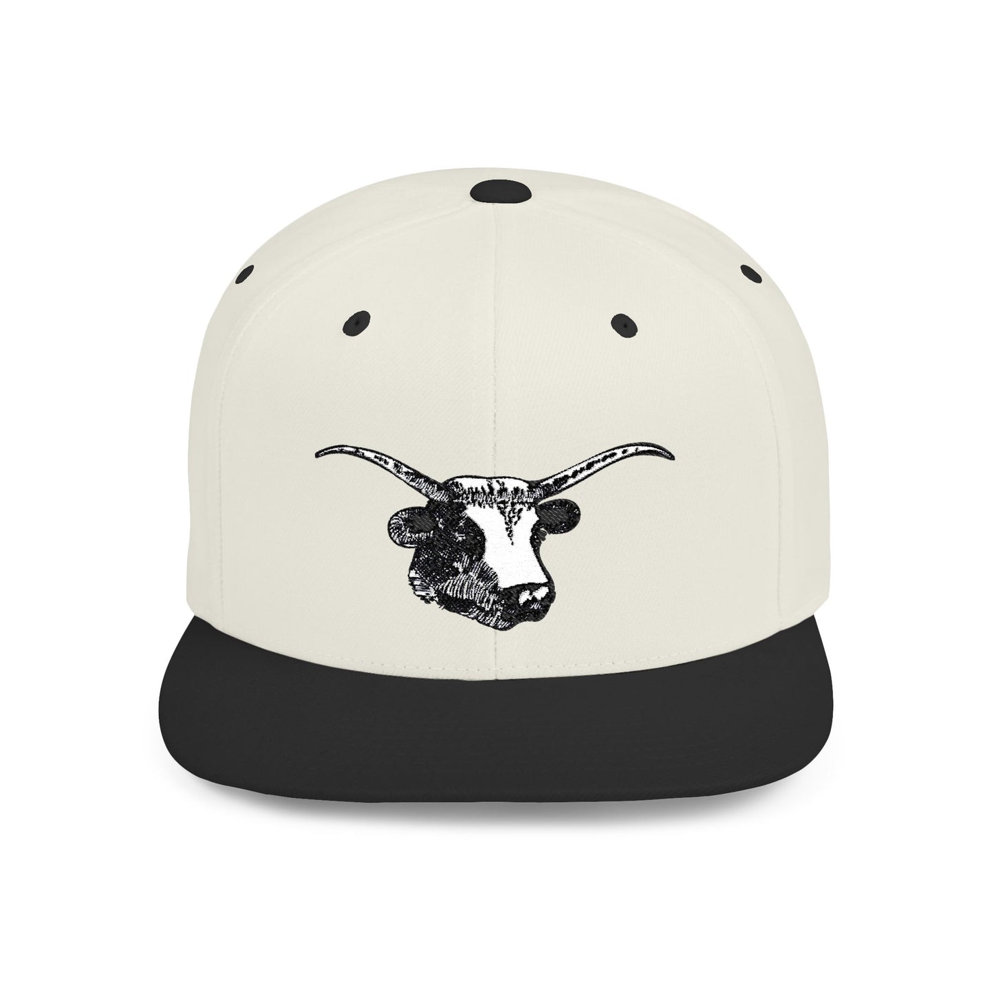 Cattle Flat Snapback Hat