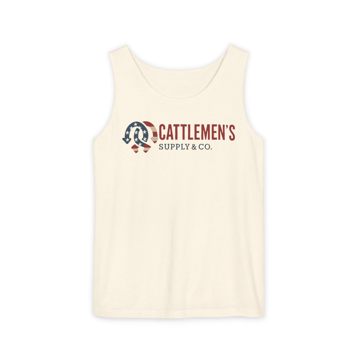 Rustic American Cattlemen's Supply Tank Top.
