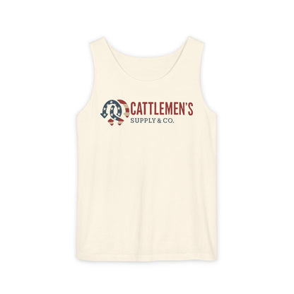 Rustic American Cattlemen's Supply Tank Top.