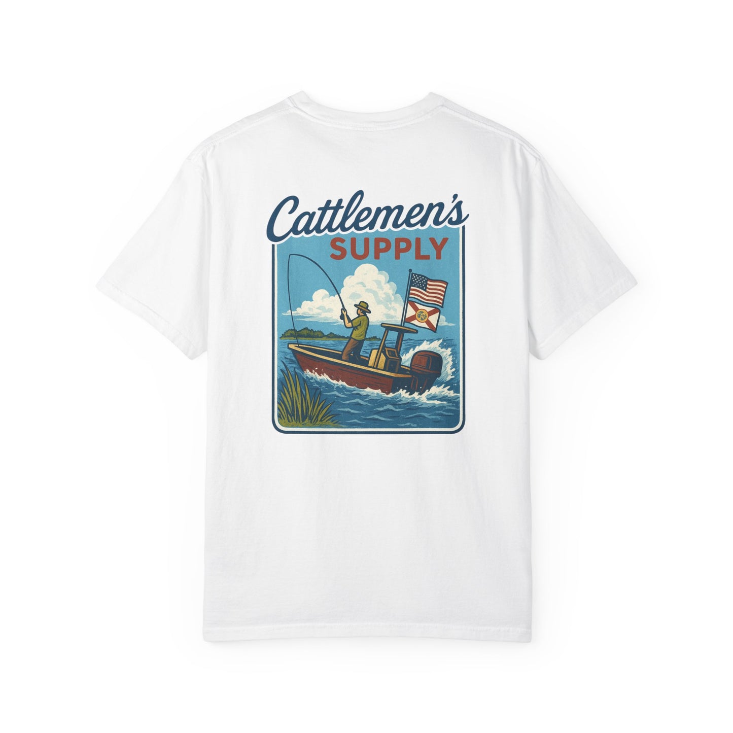 Vintage Fishing Cattlemen's Supply T-Shirt
