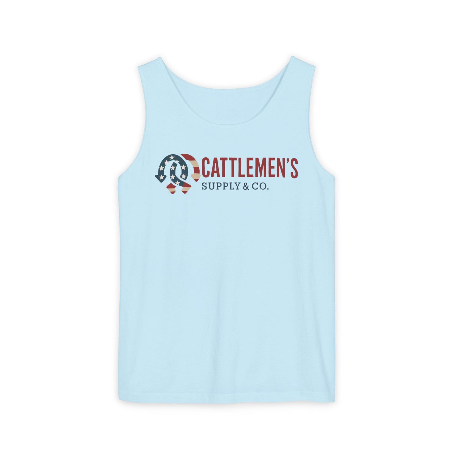 Rustic American Cattlemen's Supply Tank Top.