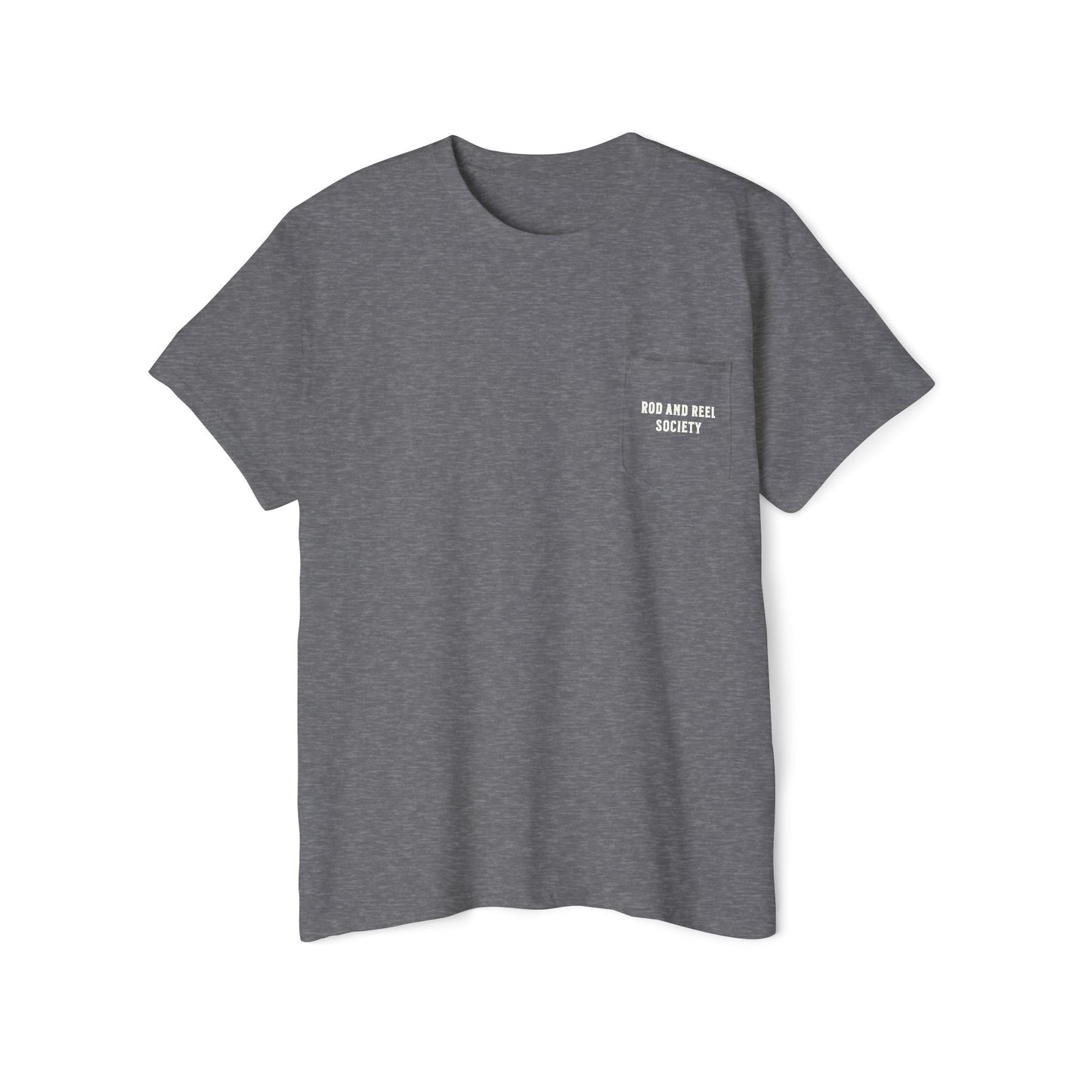 Rod and Reel Society Fishing Club Pocket Tee