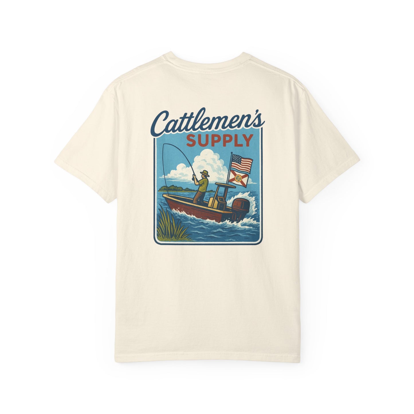 Vintage Fishing Cattlemen's Supply T-Shirt
