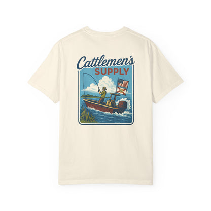 Vintage Fishing Cattlemen's Supply T-Shirt