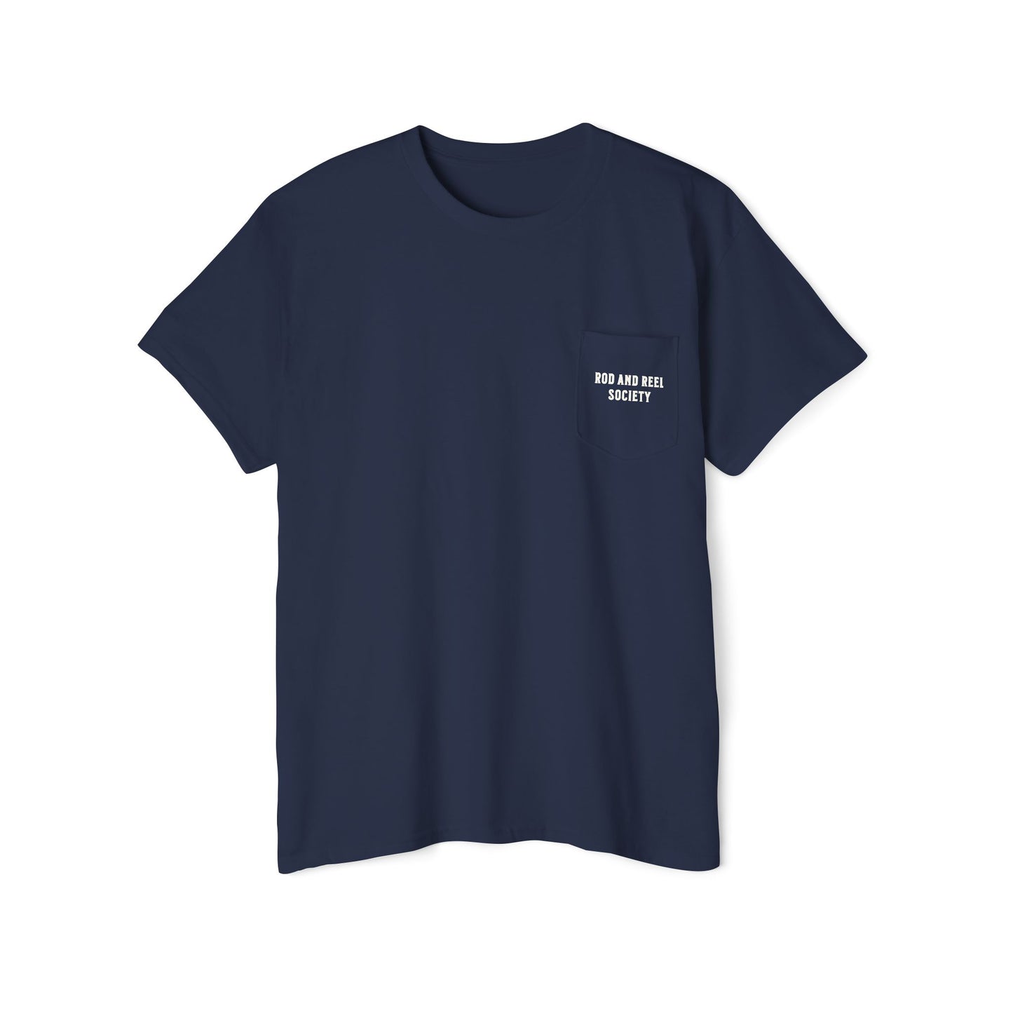 Rod and Reel Society Fishing Club Pocket Tee