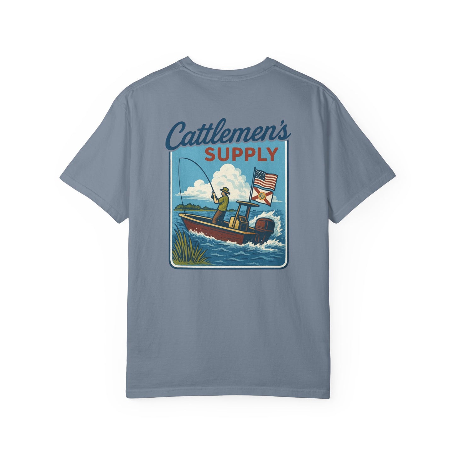 Vintage Fishing Cattlemen's Supply T-Shirt