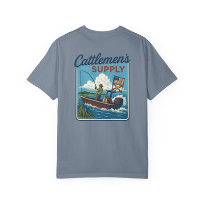 Vintage Fishing Cattlemen's Supply T-Shirt