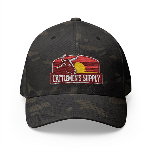 Cattlemen's Supply Camo Cattle Fitted Hat