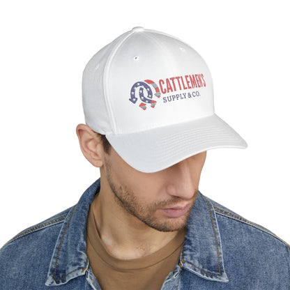 Cattlemen's Flag Embroidered Hat