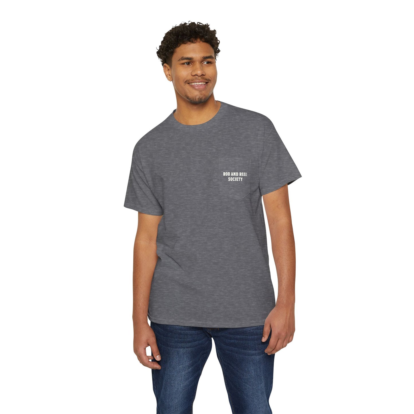 Rod and Reel Society Fishing Club Pocket Tee