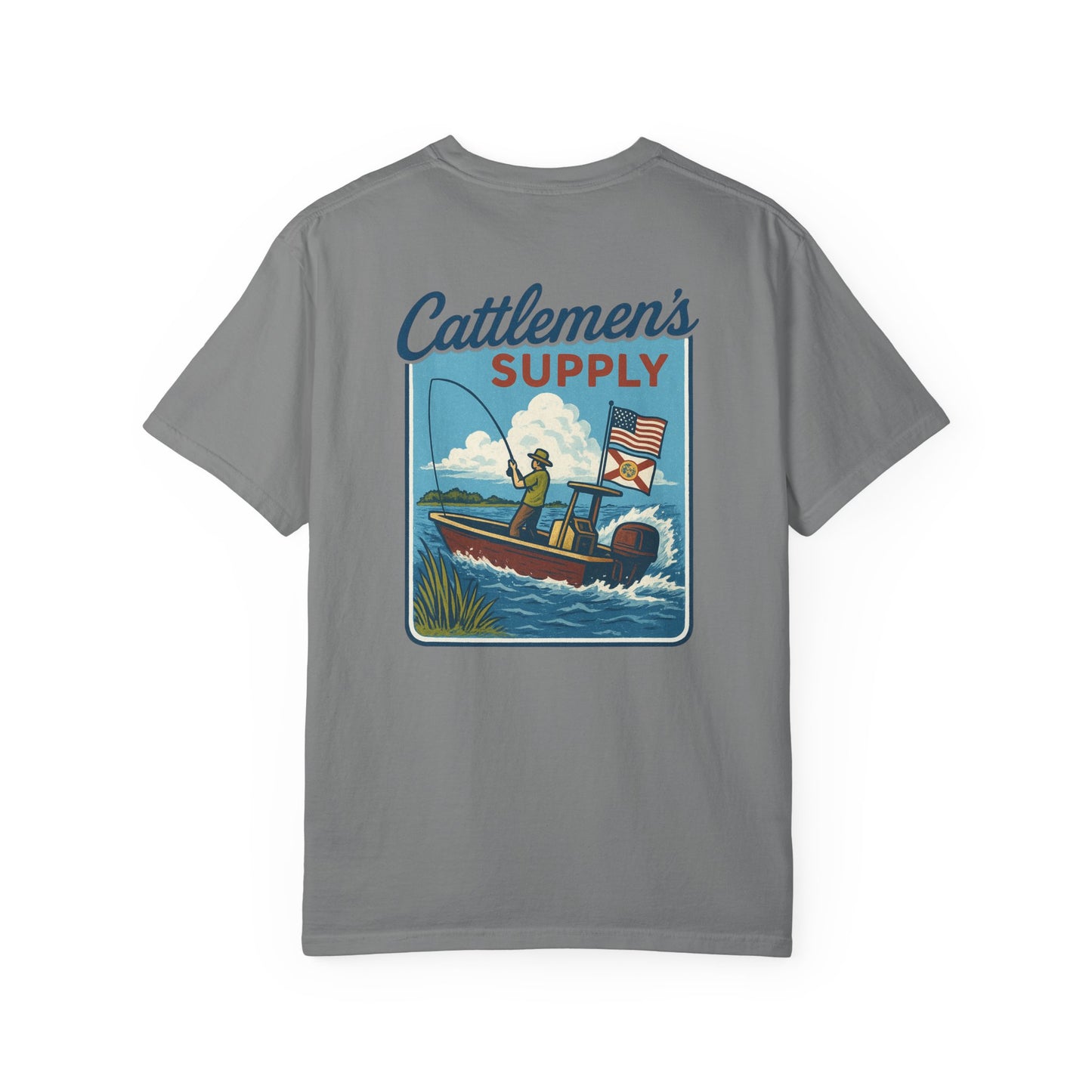 Vintage Fishing Cattlemen's Supply T-Shirt