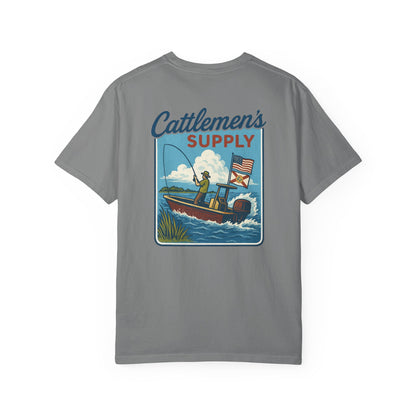 Vintage Fishing Cattlemen's Supply T-Shirt